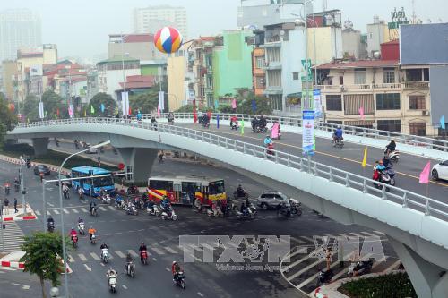 Hà Nội thông xe cầu vượt Ô Đông Mác - Nguyễn Khoái ảnh 2